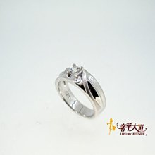 ＊奢華大道國際精品＊【DI003】0.30ct 白K鑽石男戒 13號