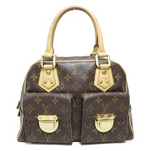 LOUIS VUITTON 路易威登 M40026 老花 曼哈頓 手提包 口袋包  PM 日本現貨 包郵包稅 9.0成新【BRAND OFF】