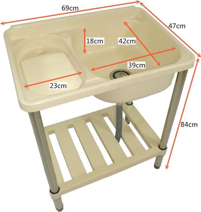 【JL-301潔樂】免工具組合式洗衣槽水槽~全台免運費！工廠直營有現貨保持庫存1000組以上批發對象：五金賣場水電材料行