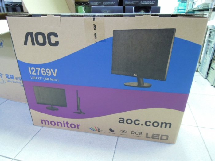 ...點子電腦-北投...全新◎AOC i2769V 27吋寬FullHD高動態對比液晶LED螢幕◎DVI 7300元