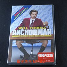 [藍光先生DVD] 銀幕大角頭 ( 搶閘男主播 ) Anchorman