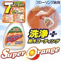 【JPGO日本購 】日本製 UYEKI super orange柑橘系列 地板清潔養護噴霧 400ML#609