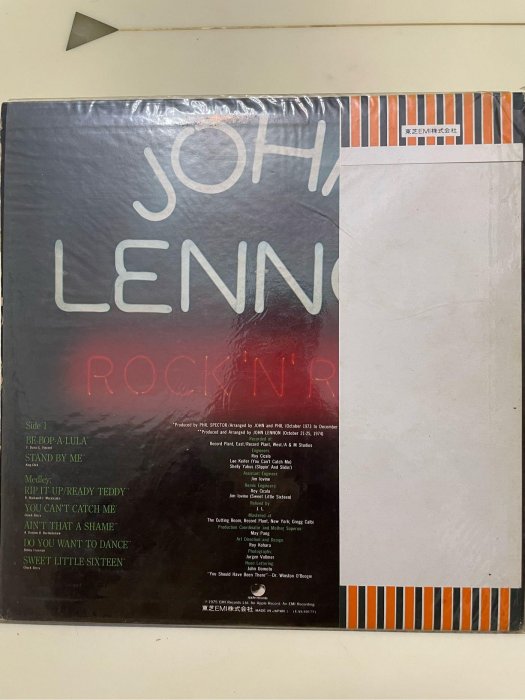 {肥貓黑膠｝西洋音樂：John Lennon-Rock “N” Roll 約翰藍儂-搖滾