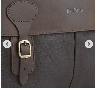 造夢師  Barbour Wax Leather Briefcase 蠟皮布手提單肩 2用公文包 現貨