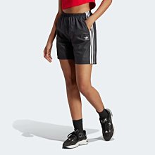 南🔥2023 5月 ADIDAS OG LONG SHORT 運動短褲 復古 刺繡 三條線 女款 黑 IB7301