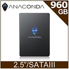 【宅天下】ANACOMDA巨蟒 QS 960G SSD固態硬碟SATA III 2.5吋 搭機另有優惠