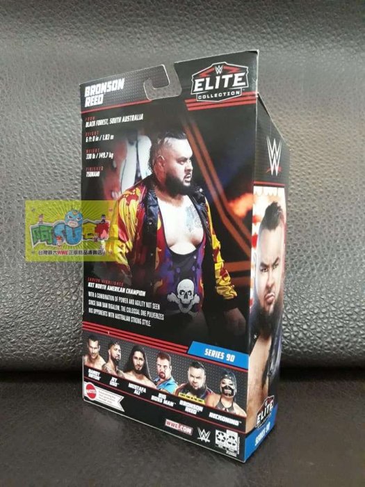 Bronson Reed Elite Series 90 Loose Wrestling Action Figure WWE