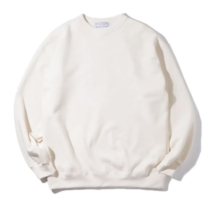 二手美品UNIVERSAL PRODUCTS YAAH ECO T/C CREW NECK SWEAT OATMEAL 2