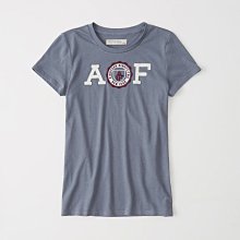 【A&F女生館】☆【Abercrombie&Fitch徽章短袖T恤】☆【AFG002T6】(M)