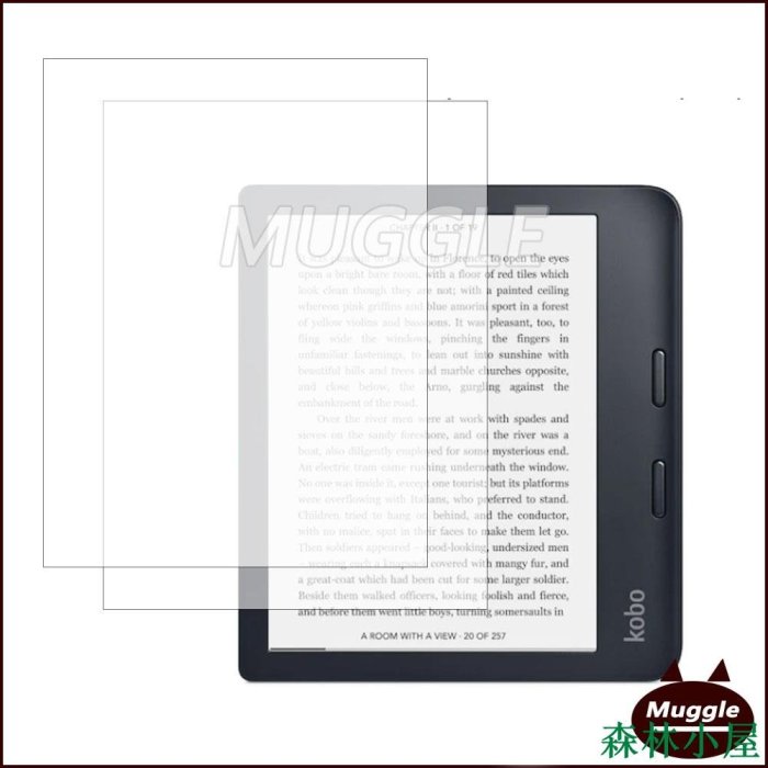 MIKI精品【兩張裝】 樂天 Kobo Libra 2 7 吋電子書閱讀器  屏幕保護膜高清屏幕Kobo Libra 2