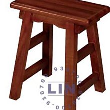 【品特優家具倉儲】@-236-14餐椅實木椅古椅TU-157和豐油木短木凳優惠價