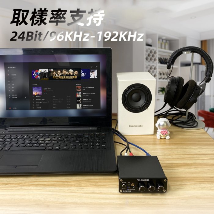 【寒舍小品】全新公司貨 FX-AUDIO DAC-X4 new DAC 耳擴 保固一年 光纖_USB_同軸 耳機擴大機