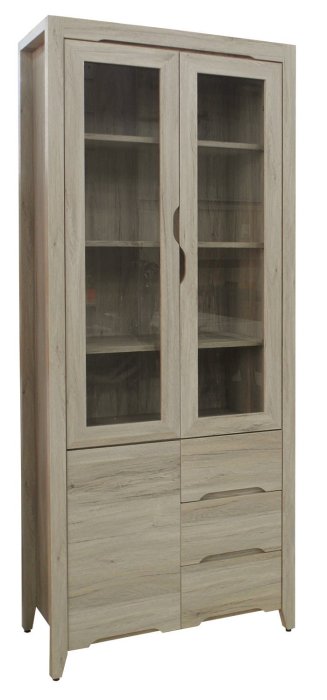 【尚品傢俱】823-09 赫萊森 2.7尺橡木色三抽書櫃~另有同款2.7尺下抽書櫃、3.5尺書桌~