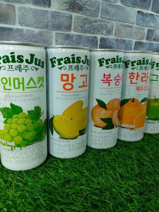 韓國一和*麝香葡萄汁/青蘋果汁/芒果汁/濟州柳橙柑橘汁/水蜜桃汁 240ml