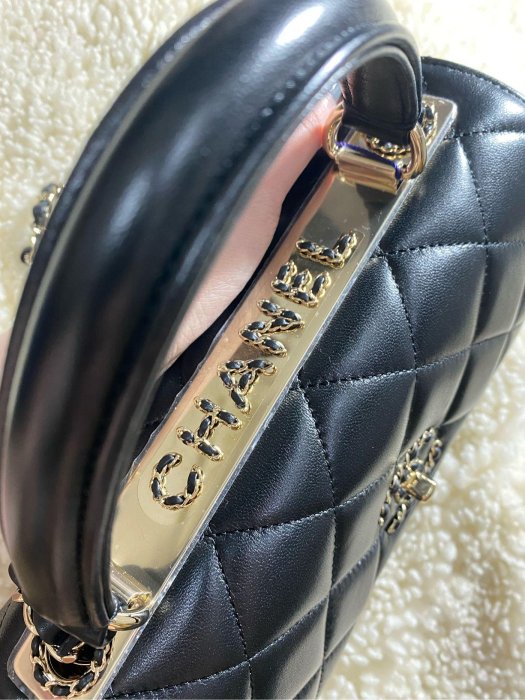 ANTONIA&CO二手名牌Chanel trendy25cm 皮穿鏈logo  專櫃價259200  省近九萬帶走（約專櫃價6.55