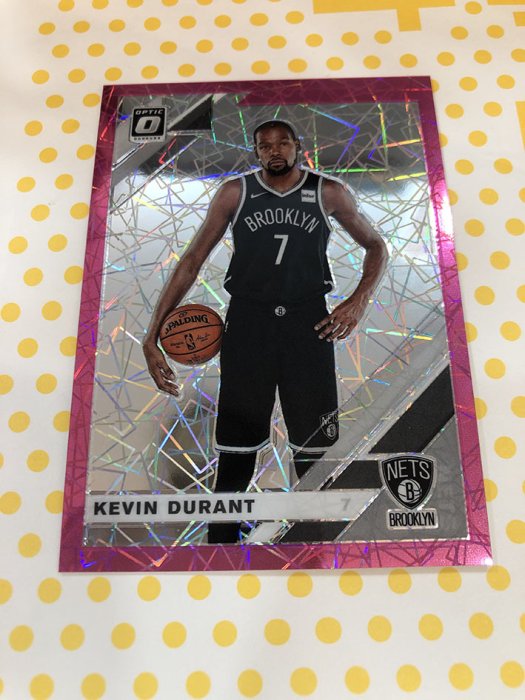 2019-20 Panini Donruss Optic Kevin Durant 粉亮平行卡 限量75張