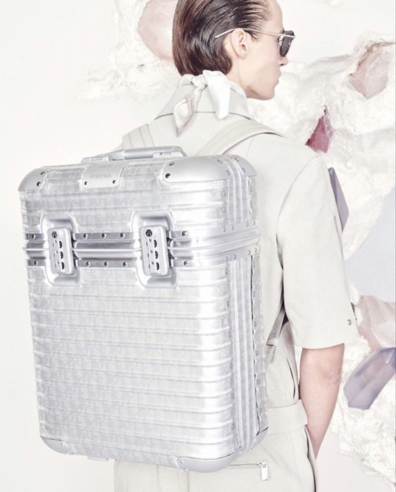 Dior + RIMOWA 聯名限定版肩背包 粉紅