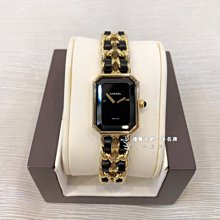 A9943 Chanel Premiere 皮穿鏈金色首映錶 L號 (遠麗精品 台北店)