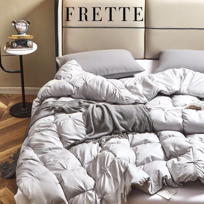 意大利品牌芙蕾特【FRETTE】鵝絨被子被芯100%白鵝絨保暖被秋冬被羽絨被