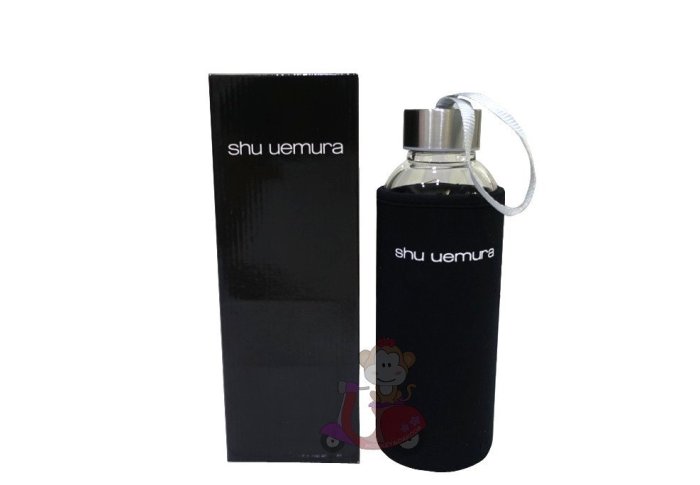 {阿猴達可達美妝館} Shu uemura 植村秀 時尚隨手瓶 隨行瓶/水瓶420ml 附收納套 現貨特價180元