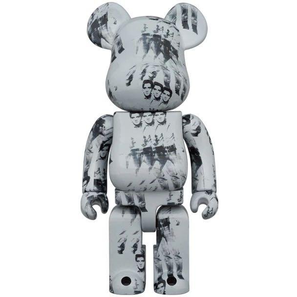 全新 Bearbrick  1000% Andy Warhol 貓王 艾維斯 Elvis Presley