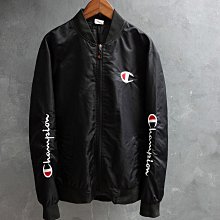 CA 美國冠軍牌 Champion 黑色 休閒夾克 S號 一元起標無底價Q749