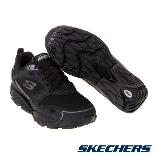 [風信子鞋坊]SKECHERS SRR耐久走久站足弓推進足底筋膜炎適用 運動休閒鞋(黑(896066BBK