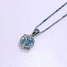 99410 大千典精品 秦老闆 流當品 天然鑽石項鍊 主石1.03克拉 簡約六爪 經典款 含鍊 平時戴 情人節禮物 百搭配件(保留中)