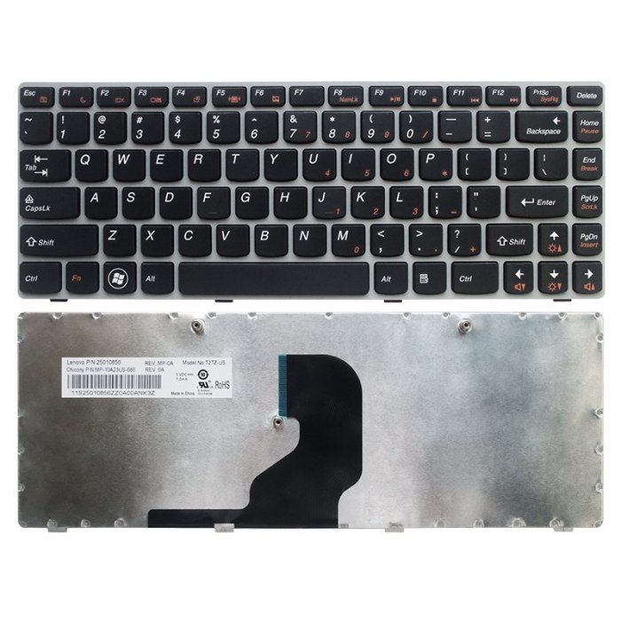 熱銷 適用 聯想 Z460 Z460A Z460G Z465 z465A Z465G Z450 筆記本鍵盤*