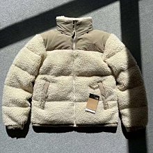 美國the north face 潮牌秋冬季新款fleece羊羔毛舒適男女羽絨外套