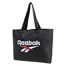 ☆【Reebok配件館】☆【Reebok LOGO托特包/肩背包】☆【RBW003F1】(黑色)