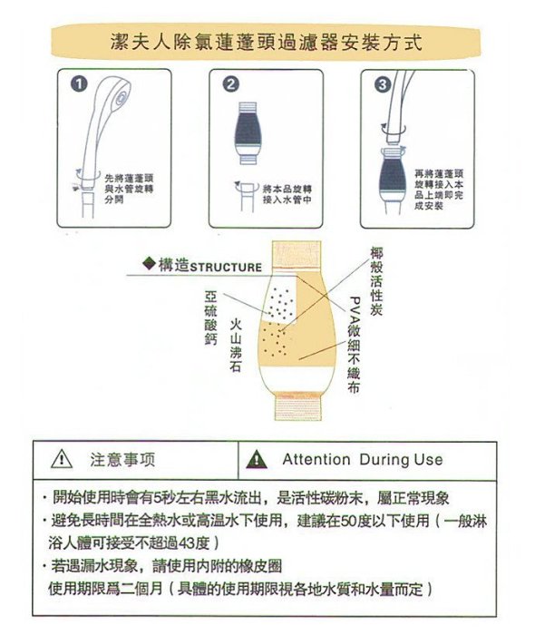 潔夫人日本指撥式SPA水療按摩器蓮蓬頭(銀色)+除氯過濾器 特價399元免運