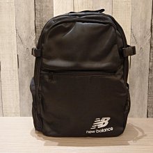 現貨 南◇ NEW BALANCE 耐用帆布 包包 黑色 運動後背包 登山 訓練 上課 書包 筆電包 背包 多夾層 男女