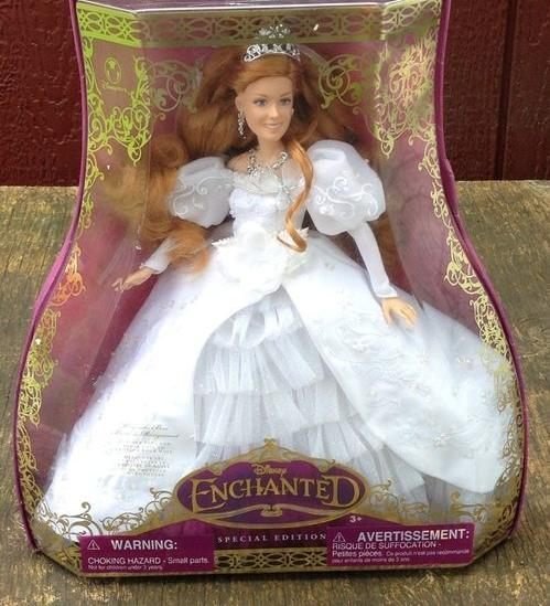 Disney迪士尼公主Enchanted曼哈頓奇緣Giselle吉賽兒Amy Adams艾美亞當斯臉模Barbie芭比娃娃