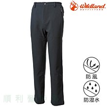 荒野 WILDLAND 男款SOFTSHELL防風保暖長褲 0A62318 深灰色 保暖褲 OUTDOOR NICE