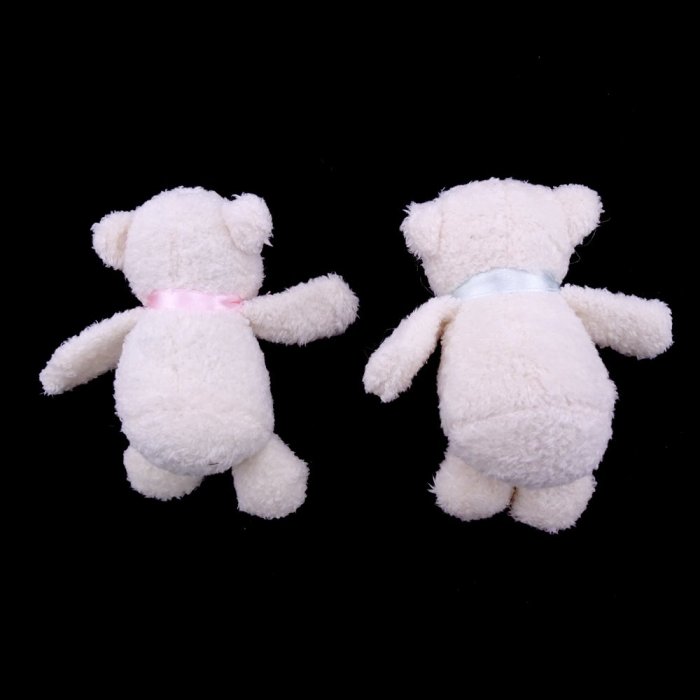泰迪熊小熊玩偶娃娃 2入小白熊