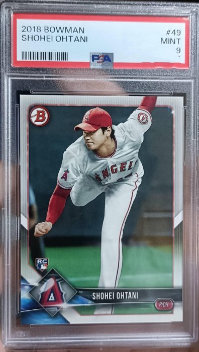 2018 BOWMAN SHOHEI OHTANI 大谷翔平新人卡PSA9 | Yahoo奇摩拍賣