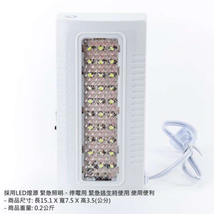 台灣現貨-吸頂壁掛式LED緊急照明燈 型號HT-1359-30L（消防署認證）＃採用LED燈源 緊急照明 停電用