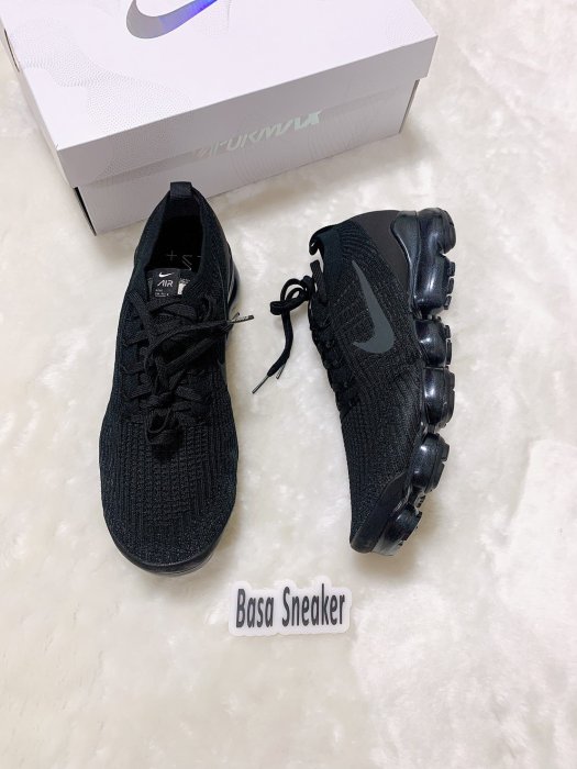 Nike Air Vapormax Flyknit 3.0 全黑 黑魂 編織 運動鞋 AJ6900-004