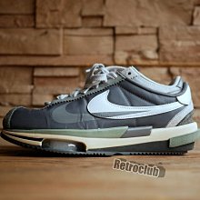 Retro CLUB【一元起標】【二手】Sacai x Nike Zoom Cortez SP 聯名款 霧霾灰 解構鞋 阿甘鞋 復古運動鞋 F24409