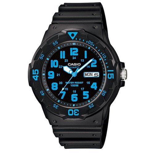 ｛FUAN}台灣卡西歐公司貨專門店 CASIO 潛水風DIVER LOOK指針錶 MRW-200H-2B 一年保固