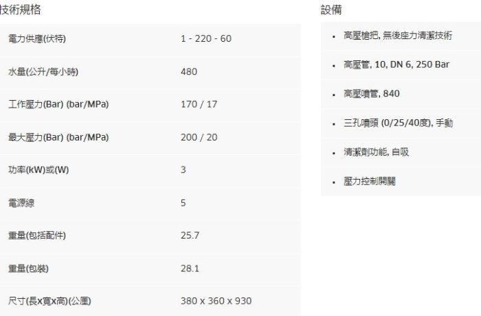 可刷卡分期 景鴻五金公司貨 德國 凱馳 KARCHER HD 5/17 220V 商用冷水高壓清洗機 HD5/17 含稅