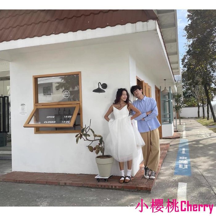 小櫻桃Cherry蘇珊家 特價小禮服 吊帶 蕾絲 軟紗 性感 收腰 簡約 旅拍婚紗 新娘禮服 伴娘禮服 甜美小禮服