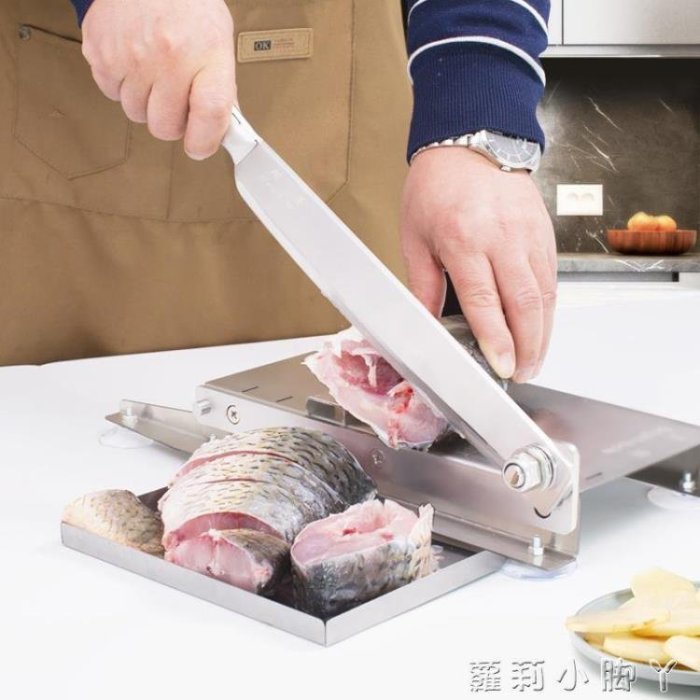 羊肉切肉機藥材阿膠糕切片機家用手動商用切骨切凍肉神器切肉片機