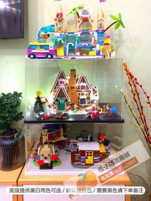 【橙子總店免運中】-可定制帶門亞克力高透明模型展示盒玻璃防塵罩高達手辦玩具 收納盒     新品 促銷簡約