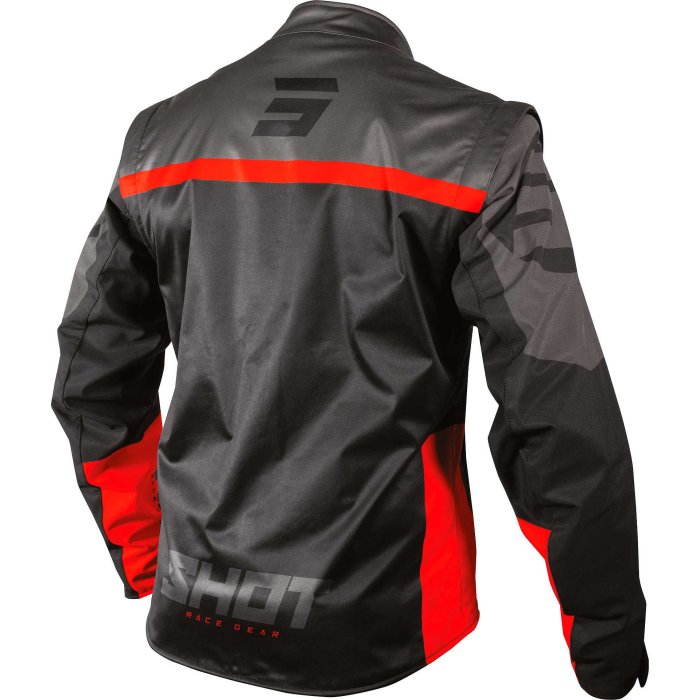 伊摩多 SHOT 超輕 防風防水外套 越野林道運動版型SOFTSHELL LITE 2.0 A0A-15B1-A04黑白