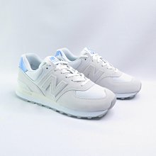 New Balance 574 WL5742BC 女 復古鞋 休閒 運動鞋 米白藍【iSport愛運動】