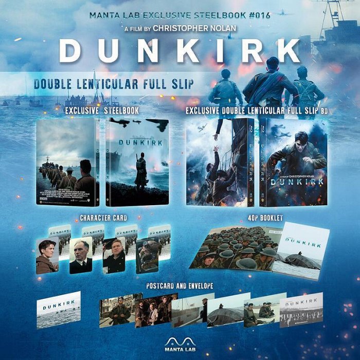 洪興 藍光BD 敦克爾克大行動 三合一限量鐵盒版(中文字幕) Dunkirk