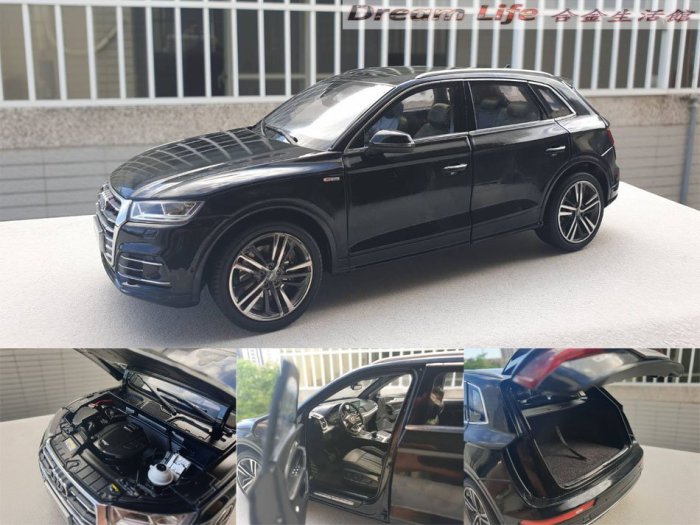 【原廠精品】1/18 2019 AUDI Q5L Q5 SUV 奧迪休旅車~全新品黑色~預購特惠價~!!