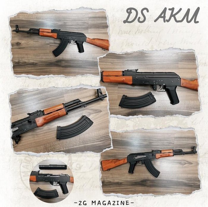 【炙哥】DS AKM AK74U AK47 水彈槍 金屬齒輪 天梯 連動回膛 預供彈 全新升級波箱 銀線 生存遊戲 玩具